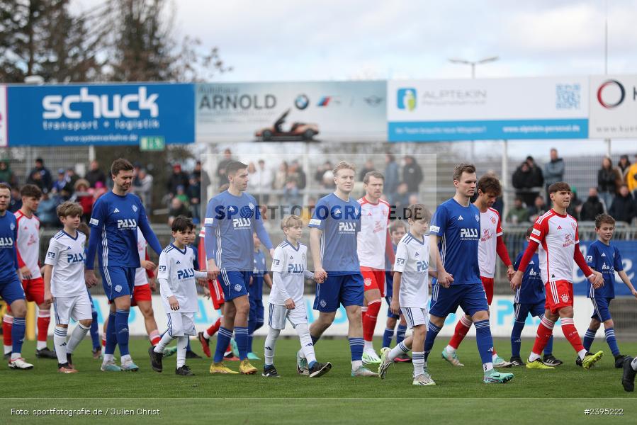 Stadion am Schönbusch, Aschaffenburg, 24.02.2024, sport, action, BFV, Fussball, Februar 2024, Regionalliga Bayern, FCB, SVA, FC Bayern München II, SV Viktoria Aschaffenburg - Bild-ID: 2395222