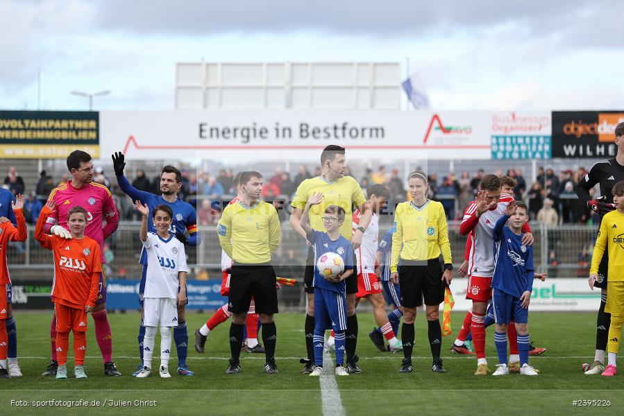 Stadion am Schönbusch, Aschaffenburg, 24.02.2024, sport, action, BFV, Fussball, Februar 2024, Regionalliga Bayern, FCB, SVA, FC Bayern München II, SV Viktoria Aschaffenburg - Bild-ID: 2395226