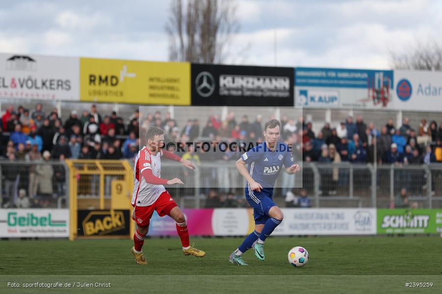 Stadion am Schönbusch, Aschaffenburg, 24.02.2024, sport, action, BFV, Fussball, Februar 2024, Regionalliga Bayern, FCB, SVA, FC Bayern München II, SV Viktoria Aschaffenburg - Bild-ID: 2395259 Stadion am Schönbusch, Aschaffenburg, 24.02.2024, sport, action, BFV, Fussball, Februar 2024, Regionalliga Bayern, FCB, SVA, FC Bayern München II, SV Viktoria Aschaffenburg - Bild-ID: 2395259