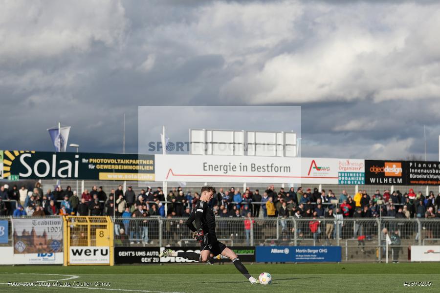 Stadion am Schönbusch, Aschaffenburg, 24.02.2024, sport, action, BFV, Fussball, Februar 2024, Regionalliga Bayern, FCB, SVA, FC Bayern München II, SV Viktoria Aschaffenburg - Bild-ID: 2395265