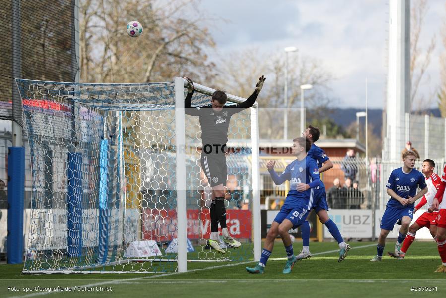 Stadion am Schönbusch, Aschaffenburg, 24.02.2024, sport, action, BFV, Fussball, Februar 2024, Regionalliga Bayern, FCB, SVA, FC Bayern München II, SV Viktoria Aschaffenburg - Bild-ID: 2395271