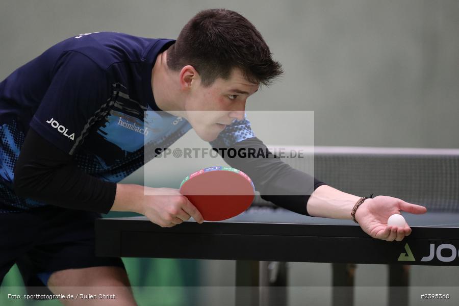 Vereinsheim, Wombach, 24.02.2024, sport, action, BTTV, Februar 2024, Verbandsoberliga Herren, Tischtennis, FCH, RVW, 1. FC Hösbach, RV Viktoria Wombach - Bild-ID: 2395360 Vereinsheim, Wombach, 24.02.2024, sport, action, BTTV, Februar 2024, Verbandsoberliga Herren, Tischtennis, FCH, RVW, 1. FC Hösbach, RV Viktoria Wombach - Bild-ID: 2395360