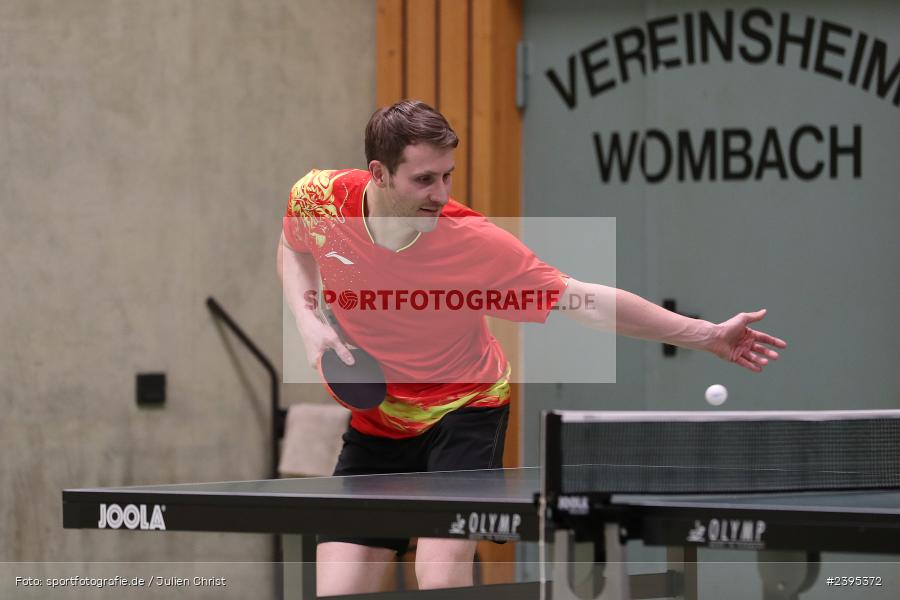 Vereinsheim, Wombach, 24.02.2024, sport, action, BTTV, Februar 2024, Verbandsoberliga Herren, Tischtennis, FCH, RVW, 1. FC Hösbach, RV Viktoria Wombach - Bild-ID: 2395372