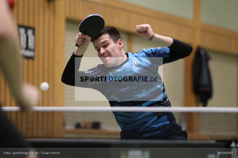 Vereinsheim, Wombach, 24.02.2024, sport, action, BTTV, Februar 2024, Verbandsoberliga Herren, Tischtennis, FCH, RVW, 1. FC Hösbach, RV Viktoria Wombach - Bild-ID: 2395393