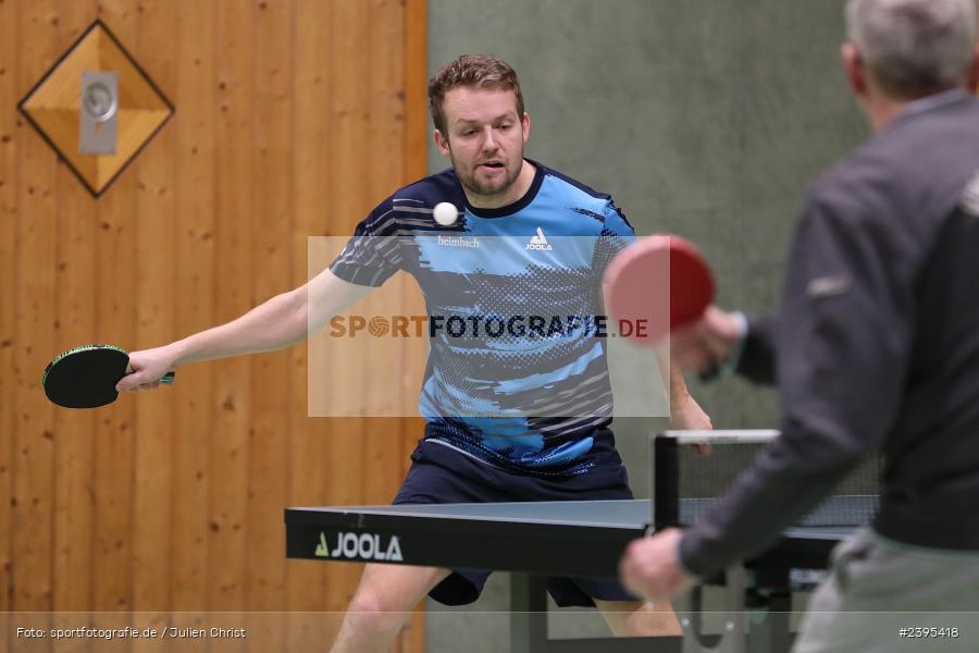 Vereinsheim, Wombach, 24.02.2024, sport, action, BTTV, Februar 2024, Verbandsoberliga Herren, Tischtennis, FCH, RVW, 1. FC Hösbach, RV Viktoria Wombach - Bild-ID: 2395418