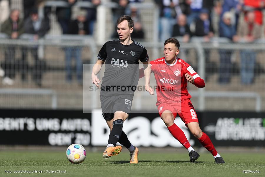 Stadion am Schönbusch, Aschaffenburg, 09.03.2024, sport, action, BFV, Fussball, März 2024, Regionalliga Bayern, FWK, SVA, FC Würzburger Kickers, SV Viktoria Aschaffenburg - Bild-ID: 2396640