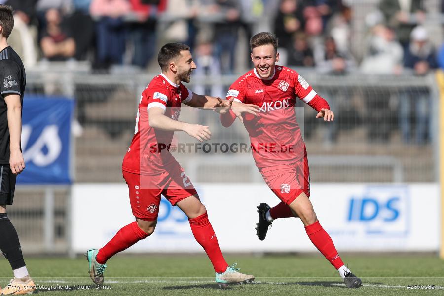 sport, action, Stadion am Schönbusch, SVA, SV Viktoria Aschaffenburg, Regionalliga Bayern, März 2024, Fussball, FWK, FC Würzburger Kickers, BFV, Aschaffenburg, 09.03.2024 - Bild-ID: 2396685
