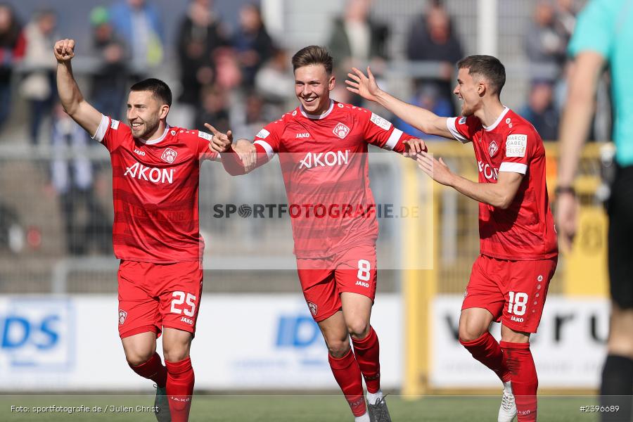sport, action, Stadion am Schönbusch, SVA, SV Viktoria Aschaffenburg, Regionalliga Bayern, März 2024, Fussball, FWK, FC Würzburger Kickers, BFV, Aschaffenburg, 09.03.2024 - Bild-ID: 2396689