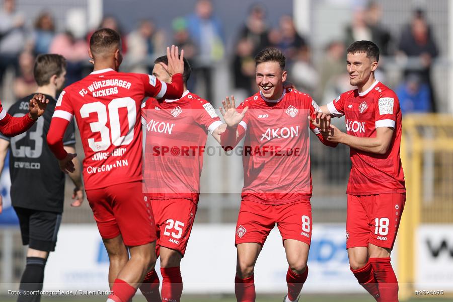 sport, action, Stadion am Schönbusch, SVA, SV Viktoria Aschaffenburg, Regionalliga Bayern, März 2024, Fussball, FWK, FC Würzburger Kickers, BFV, Aschaffenburg, 09.03.2024 - Bild-ID: 2396693