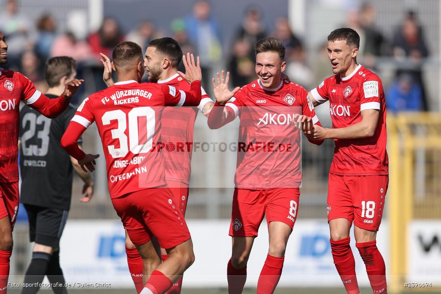 sport, action, Stadion am Schönbusch, SVA, SV Viktoria Aschaffenburg, Regionalliga Bayern, März 2024, Fussball, FWK, FC Würzburger Kickers, BFV, Aschaffenburg, 09.03.2024 - Bild-ID: 2396694