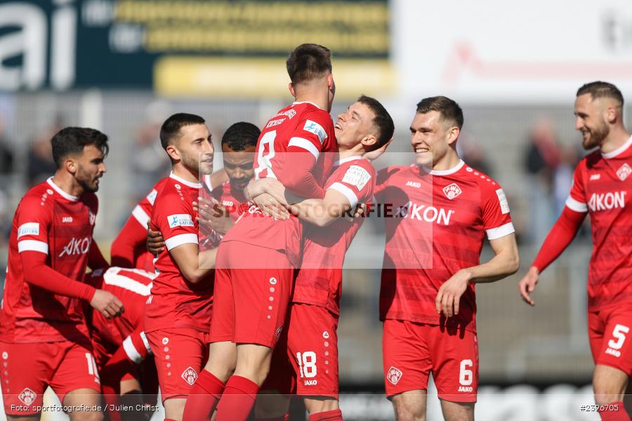 Team, sport, action, Stadion am Schönbusch, SVA, SV Viktoria Aschaffenburg, Regionalliga Bayern, März 2024, Fussball, FWK, FC Würzburger Kickers, BFV, Aschaffenburg, 09.03.2024 - Bild-ID: 2396705 Team, sport, action, Stadion am Schönbusch, SVA, SV Viktoria Aschaffenburg, Regionalliga Bayern, März 2024, Fussball, FWK, FC Würzburger Kickers, BFV, Aschaffenburg, 09.03.2024 - Bild-ID: 2396705