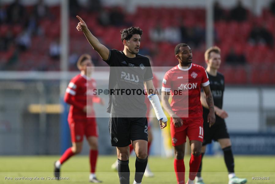 sport, action, Stadion am Schönbusch, SVA, SV Viktoria Aschaffenburg, Regionalliga Bayern, März 2024, Fussball, FWK, FC Würzburger Kickers, BFV, Aschaffenburg, 09.03.2024 - Bild-ID: 2396828