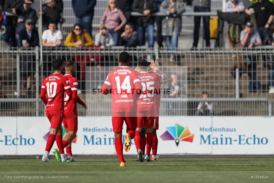 Team, sport, action, Stadion am Schönbusch, SVA, SV Viktoria Aschaffenburg, Regionalliga Bayern, März 2024, Fussball, FWK, FC Würzburger Kickers, BFV, Aschaffenburg, 09.03.2024 - Bild-ID: 2396834