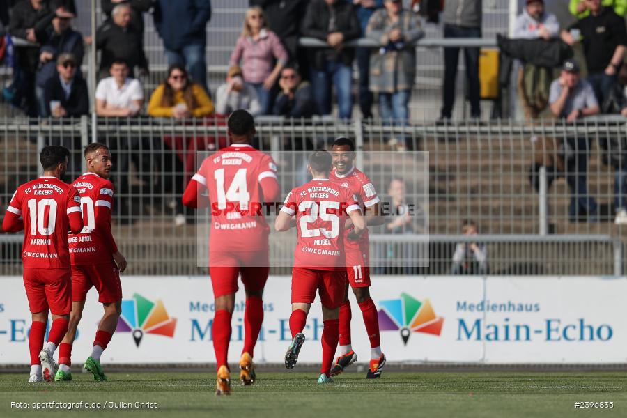 Team, sport, action, Stadion am Schönbusch, SVA, SV Viktoria Aschaffenburg, Regionalliga Bayern, März 2024, Fussball, FWK, FC Würzburger Kickers, BFV, Aschaffenburg, 09.03.2024 - Bild-ID: 2396835