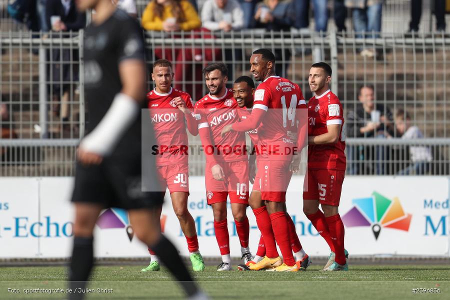 Team, sport, action, Stadion am Schönbusch, SVA, SV Viktoria Aschaffenburg, Regionalliga Bayern, März 2024, Fussball, FWK, FC Würzburger Kickers, BFV, Aschaffenburg, 09.03.2024 - Bild-ID: 2396836