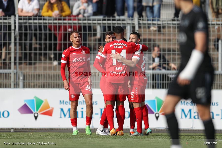 Team, sport, action, Stadion am Schönbusch, SVA, SV Viktoria Aschaffenburg, Regionalliga Bayern, März 2024, Fussball, FWK, FC Würzburger Kickers, BFV, Aschaffenburg, 09.03.2024 - Bild-ID: 2396837