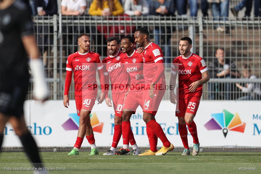 Team, sport, action, Stadion am Schönbusch, SVA, SV Viktoria Aschaffenburg, Regionalliga Bayern, März 2024, Fussball, FWK, FC Würzburger Kickers, BFV, Aschaffenburg, 09.03.2024 - Bild-ID: 2396838