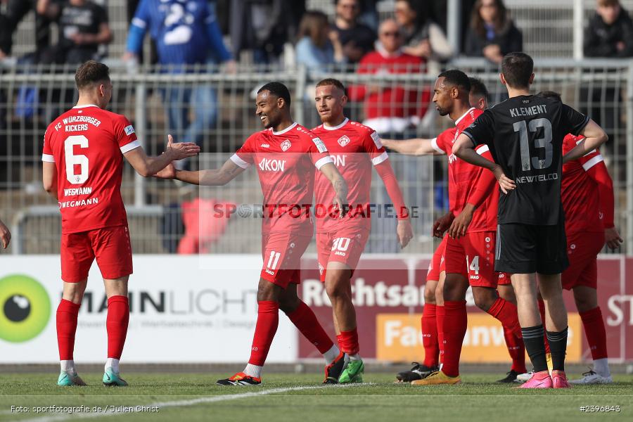 Team, sport, action, Stadion am Schönbusch, SVA, SV Viktoria Aschaffenburg, Regionalliga Bayern, März 2024, Fussball, FWK, FC Würzburger Kickers, BFV, Aschaffenburg, 09.03.2024 - Bild-ID: 2396843