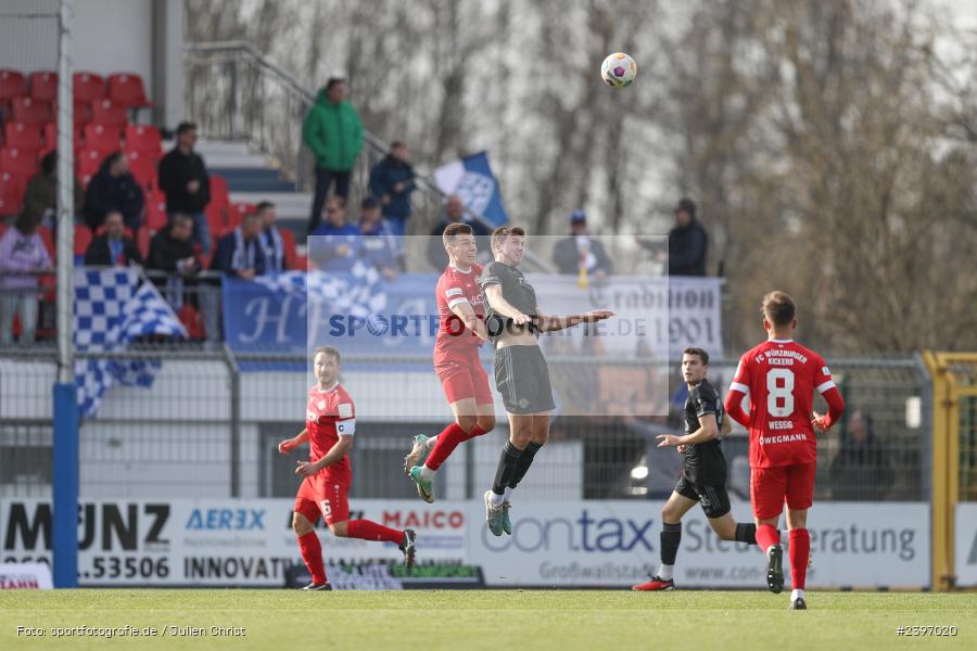 sport, action, Stadion am Schönbusch, SVA, SV Viktoria Aschaffenburg, Regionalliga Bayern, März 2024, Fussball, FWK, FC Würzburger Kickers, BFV, Aschaffenburg, 09.03.2024 - Bild-ID: 2397020