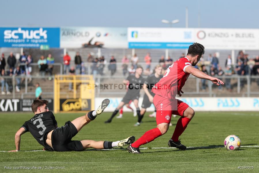 sport, action, Stadion am Schönbusch, SVA, SV Viktoria Aschaffenburg, Regionalliga Bayern, März 2024, Fussball, FWK, FC Würzburger Kickers, BFV, Aschaffenburg, 09.03.2024 - Bild-ID: 2397075