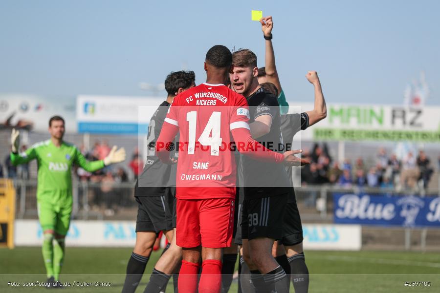 sport, action, Stadion am Schönbusch, SVA, SV Viktoria Aschaffenburg, Regionalliga Bayern, März 2024, Fussball, FWK, FC Würzburger Kickers, BFV, Aschaffenburg, 09.03.2024 - Bild-ID: 2397105