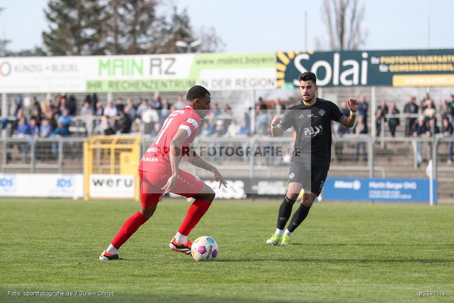 sport, action, Stadion am Schönbusch, SVA, SV Viktoria Aschaffenburg, Regionalliga Bayern, März 2024, Fussball, FWK, FC Würzburger Kickers, BFV, Aschaffenburg, 09.03.2024 - Bild-ID: 2397114
