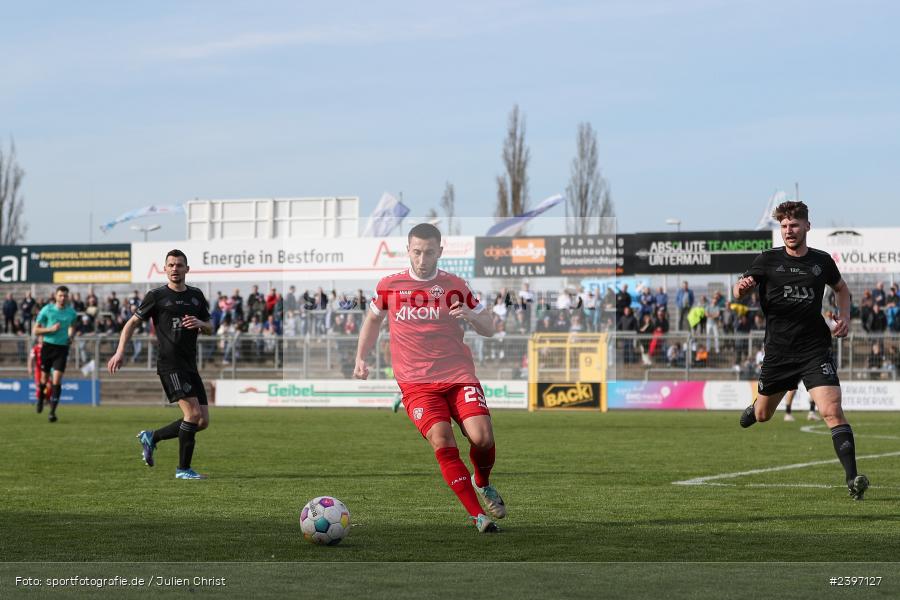 sport, action, Stadion am Schönbusch, SVA, SV Viktoria Aschaffenburg, Regionalliga Bayern, März 2024, Fussball, FWK, FC Würzburger Kickers, BFV, Aschaffenburg, 09.03.2024 - Bild-ID: 2397127