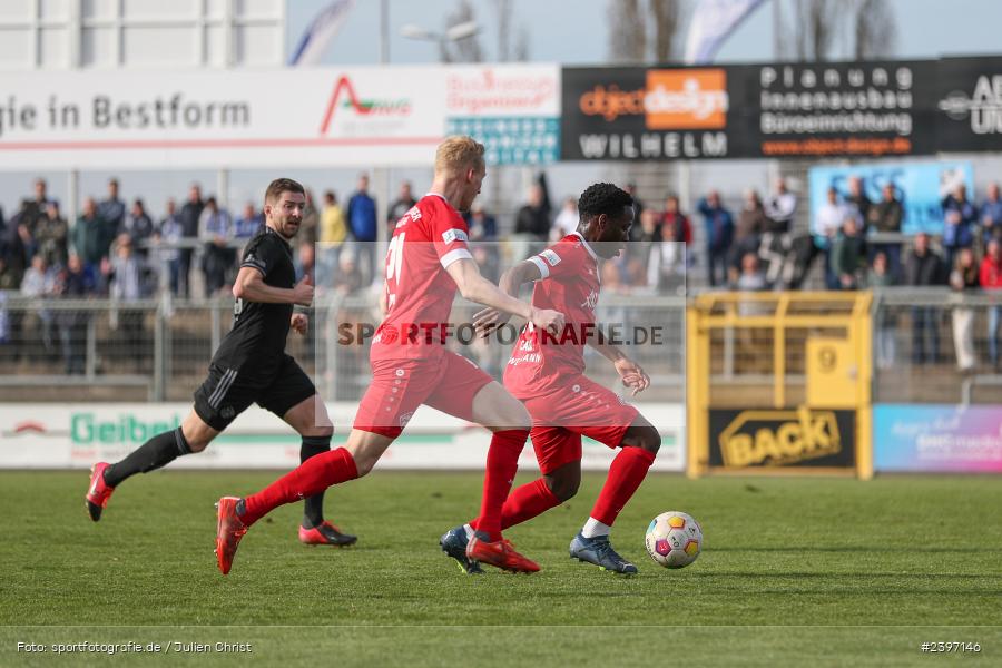 sport, action, Stadion am Schönbusch, SVA, SV Viktoria Aschaffenburg, Regionalliga Bayern, März 2024, Fussball, FWK, FC Würzburger Kickers, BFV, Aschaffenburg, 09.03.2024 - Bild-ID: 2397146
