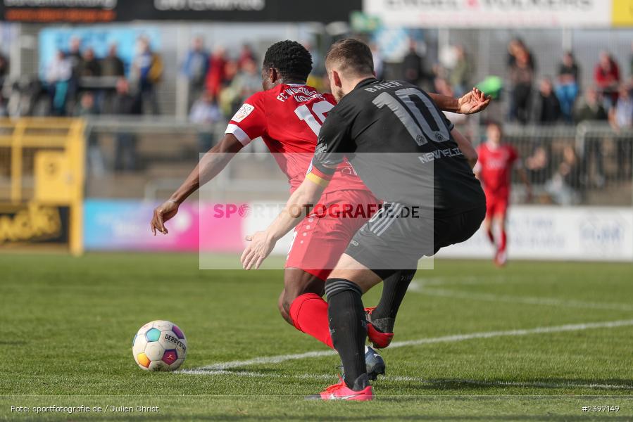 sport, action, Stadion am Schönbusch, SVA, SV Viktoria Aschaffenburg, Regionalliga Bayern, März 2024, Fussball, FWK, FC Würzburger Kickers, BFV, Aschaffenburg, 09.03.2024 - Bild-ID: 2397149