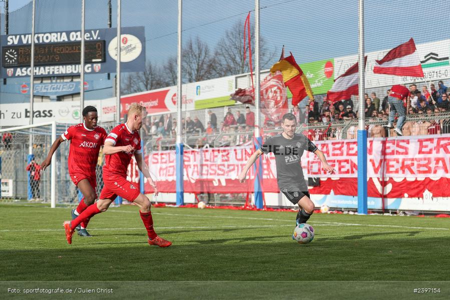 sport, action, Stadion am Schönbusch, SVA, SV Viktoria Aschaffenburg, Regionalliga Bayern, März 2024, Fussball, FWK, FC Würzburger Kickers, BFV, Aschaffenburg, 09.03.2024 - Bild-ID: 2397154