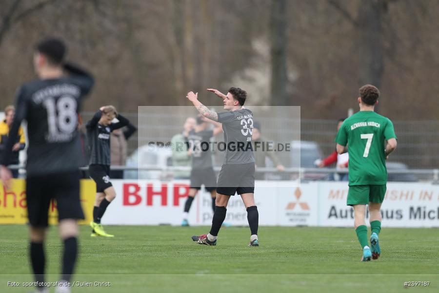 Sportgelände, Karlburg, 09.03.2024, sport, action, BFV, Fussball, März 2024, Landesliga Nordwest, TSV; HAI, SV Alemannia Haibach, TSV Karlburg - Bild-ID: 2397187 Sportgelände, Karlburg, 09.03.2024, sport, action, BFV, Fussball, März 2024, Landesliga Nordwest, TSV; HAI, SV Alemannia Haibach, TSV Karlburg - Bild-ID: 2397187