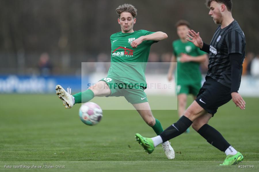 Sportgelände, Karlburg, 09.03.2024, sport, action, BFV, Fussball, März 2024, Landesliga Nordwest, TSV; HAI, SV Alemannia Haibach, TSV Karlburg - Bild-ID: 2397199 Sportgelände, Karlburg, 09.03.2024, sport, action, BFV, Fussball, März 2024, Landesliga Nordwest, TSV; HAI, SV Alemannia Haibach, TSV Karlburg - Bild-ID: 2397199