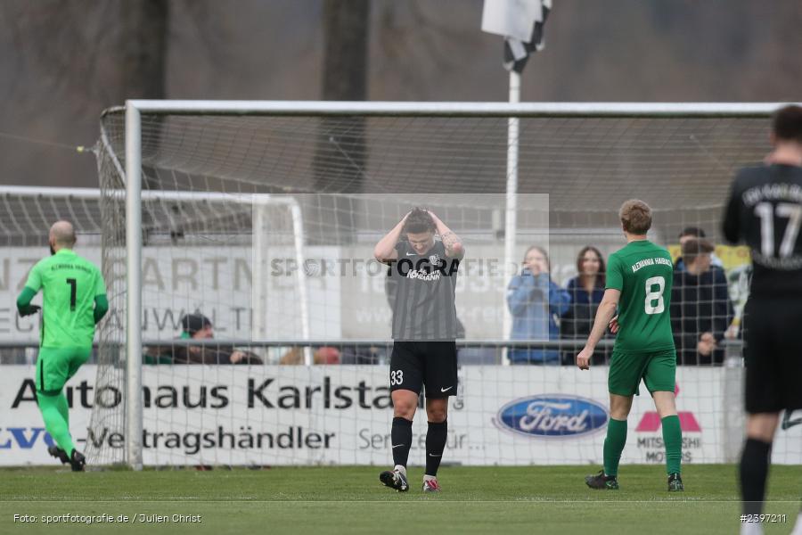 Sportgelände, Karlburg, 09.03.2024, sport, action, BFV, Fussball, März 2024, Landesliga Nordwest, TSV; HAI, SV Alemannia Haibach, TSV Karlburg - Bild-ID: 2397211