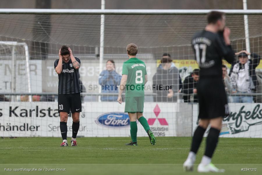 Sportgelände, Karlburg, 09.03.2024, sport, action, BFV, Fussball, März 2024, Landesliga Nordwest, TSV; HAI, SV Alemannia Haibach, TSV Karlburg - Bild-ID: 2397212