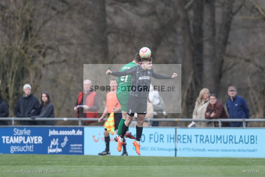 Sportgelände, Karlburg, 09.03.2024, sport, action, BFV, Fussball, März 2024, Landesliga Nordwest, TSV; HAI, SV Alemannia Haibach, TSV Karlburg - Bild-ID: 2397239 Sportgelände, Karlburg, 09.03.2024, sport, action, BFV, Fussball, März 2024, Landesliga Nordwest, TSV; HAI, SV Alemannia Haibach, TSV Karlburg - Bild-ID: 2397239