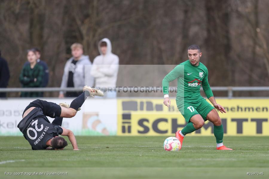 Sportgelände, Karlburg, 09.03.2024, sport, action, BFV, Fussball, März 2024, Landesliga Nordwest, TSV; HAI, SV Alemannia Haibach, TSV Karlburg - Bild-ID: 2397245 Sportgelände, Karlburg, 09.03.2024, sport, action, BFV, Fussball, März 2024, Landesliga Nordwest, TSV; HAI, SV Alemannia Haibach, TSV Karlburg - Bild-ID: 2397245