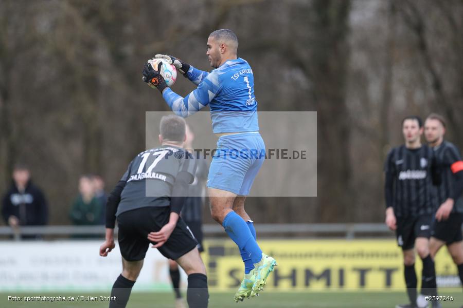 Sportgelände, Karlburg, 09.03.2024, sport, action, BFV, Fussball, März 2024, Landesliga Nordwest, TSV; HAI, SV Alemannia Haibach, TSV Karlburg - Bild-ID: 2397246 Sportgelände, Karlburg, 09.03.2024, sport, action, BFV, Fussball, März 2024, Landesliga Nordwest, TSV; HAI, SV Alemannia Haibach, TSV Karlburg - Bild-ID: 2397246