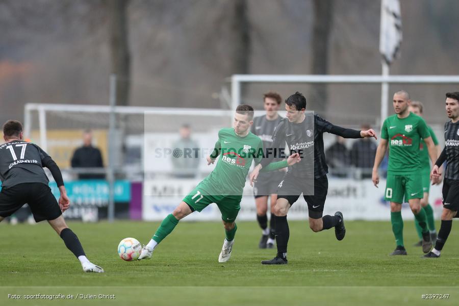 Sportgelände, Karlburg, 09.03.2024, sport, action, BFV, Fussball, März 2024, Landesliga Nordwest, TSV; HAI, SV Alemannia Haibach, TSV Karlburg - Bild-ID: 2397247 Sportgelände, Karlburg, 09.03.2024, sport, action, BFV, Fussball, März 2024, Landesliga Nordwest, TSV; HAI, SV Alemannia Haibach, TSV Karlburg - Bild-ID: 2397247