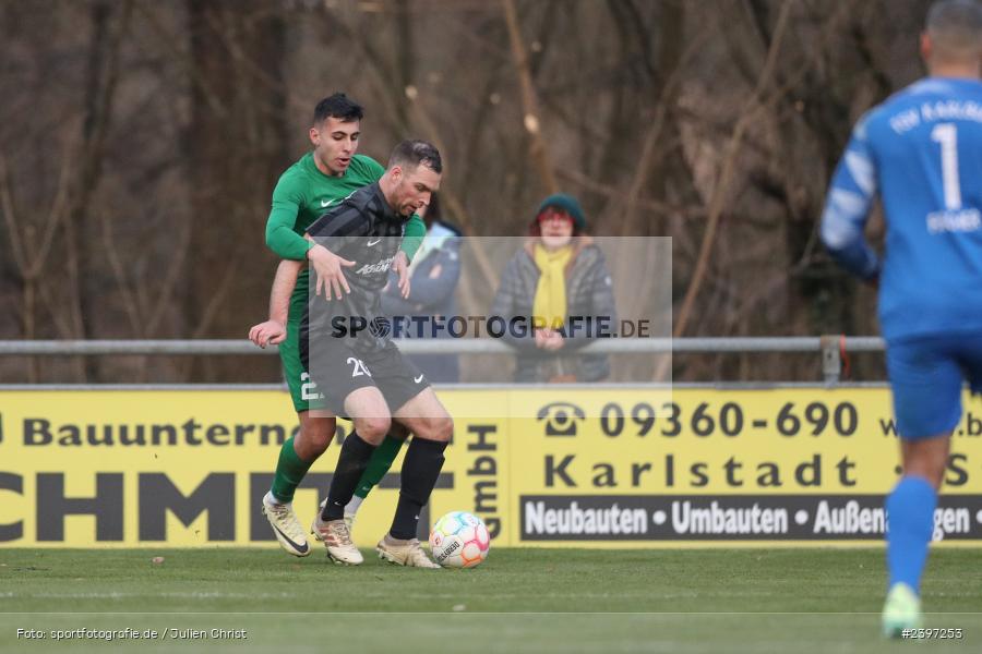 Sportgelände, Karlburg, 09.03.2024, sport, action, BFV, Fussball, März 2024, Landesliga Nordwest, TSV; HAI, SV Alemannia Haibach, TSV Karlburg - Bild-ID: 2397253 Sportgelände, Karlburg, 09.03.2024, sport, action, BFV, Fussball, März 2024, Landesliga Nordwest, TSV; HAI, SV Alemannia Haibach, TSV Karlburg - Bild-ID: 2397253