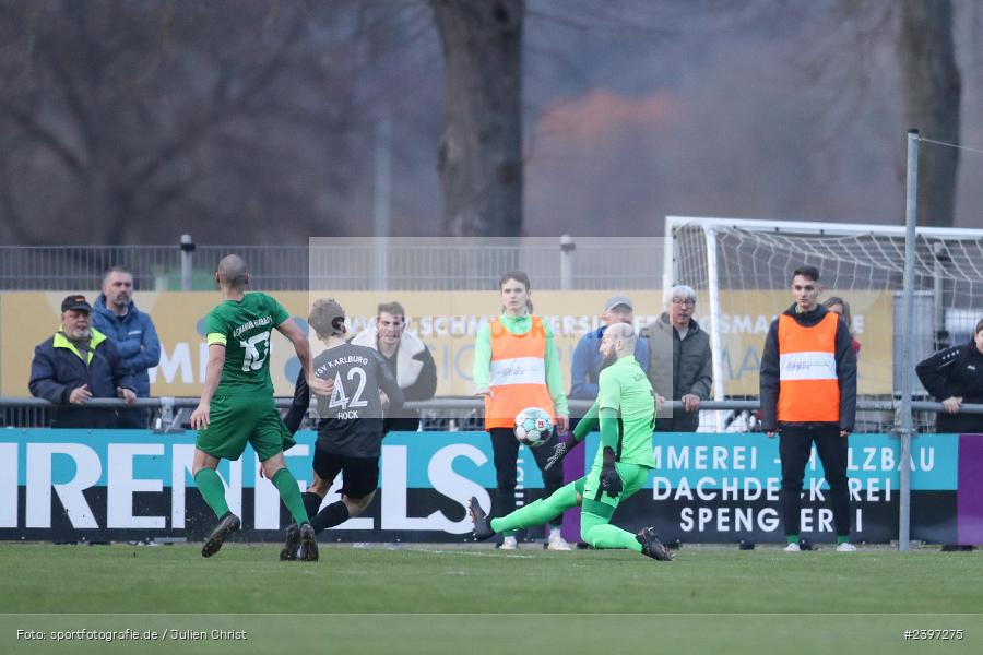Sportgelände, Karlburg, 09.03.2024, sport, action, BFV, Fussball, März 2024, Landesliga Nordwest, TSV; HAI, SV Alemannia Haibach, TSV Karlburg - Bild-ID: 2397275