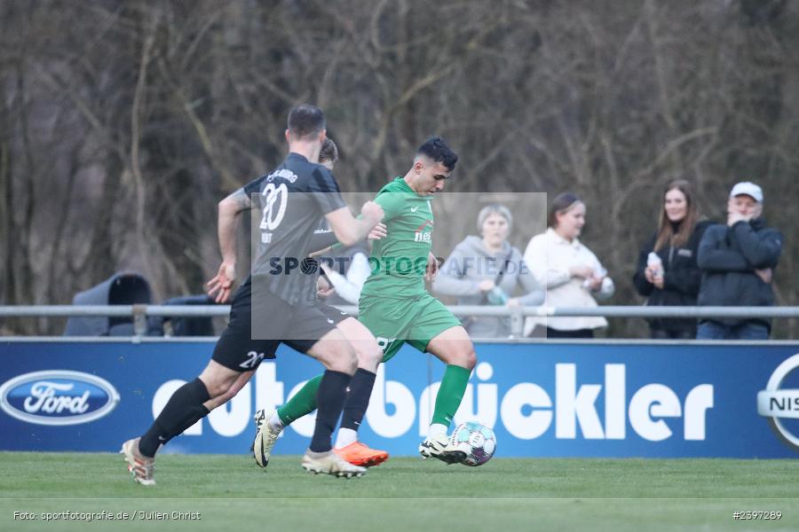Sportgelände, Karlburg, 09.03.2024, sport, action, BFV, Fussball, März 2024, Landesliga Nordwest, TSV; HAI, SV Alemannia Haibach, TSV Karlburg - Bild-ID: 2397289 Sportgelände, Karlburg, 09.03.2024, sport, action, BFV, Fussball, März 2024, Landesliga Nordwest, TSV; HAI, SV Alemannia Haibach, TSV Karlburg - Bild-ID: 2397289
