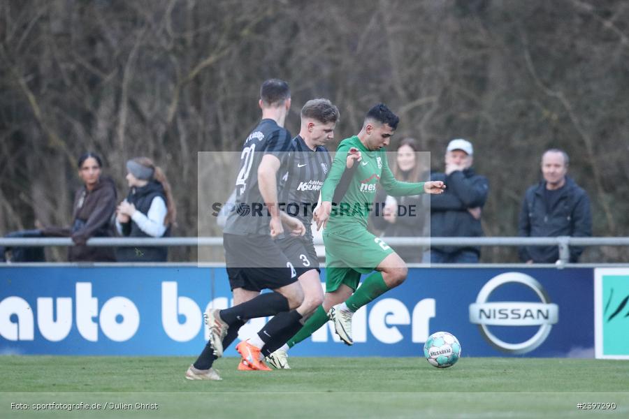 Sportgelände, Karlburg, 09.03.2024, sport, action, BFV, Fussball, März 2024, Landesliga Nordwest, TSV; HAI, SV Alemannia Haibach, TSV Karlburg - Bild-ID: 2397290 Sportgelände, Karlburg, 09.03.2024, sport, action, BFV, Fussball, März 2024, Landesliga Nordwest, TSV; HAI, SV Alemannia Haibach, TSV Karlburg - Bild-ID: 2397290