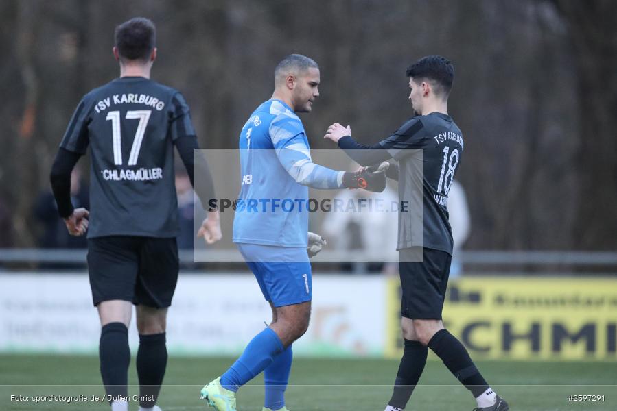 Sportgelände, Karlburg, 09.03.2024, sport, action, BFV, Fussball, März 2024, Landesliga Nordwest, TSV; HAI, SV Alemannia Haibach, TSV Karlburg - Bild-ID: 2397291 Sportgelände, Karlburg, 09.03.2024, sport, action, BFV, Fussball, März 2024, Landesliga Nordwest, TSV; HAI, SV Alemannia Haibach, TSV Karlburg - Bild-ID: 2397291