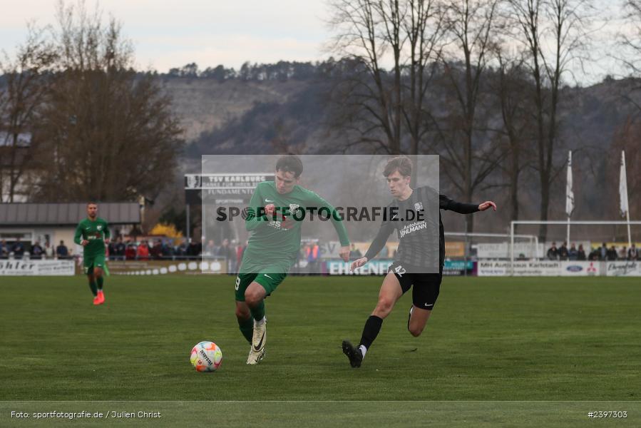 Sportgelände, Karlburg, 09.03.2024, sport, action, BFV, Fussball, März 2024, Landesliga Nordwest, TSV; HAI, SV Alemannia Haibach, TSV Karlburg - Bild-ID: 2397303 Sportgelände, Karlburg, 09.03.2024, sport, action, BFV, Fussball, März 2024, Landesliga Nordwest, TSV; HAI, SV Alemannia Haibach, TSV Karlburg - Bild-ID: 2397303