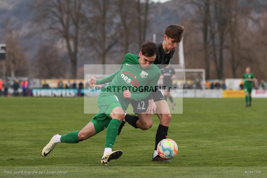 Sportgelände, Karlburg, 09.03.2024, sport, action, BFV, Fussball, März 2024, Landesliga Nordwest, TSV; HAI, SV Alemannia Haibach, TSV Karlburg - Bild-ID: 2397305