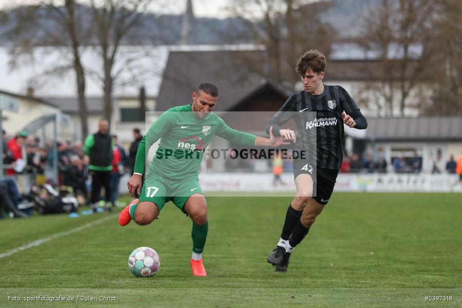 Sportgelände, Karlburg, 09.03.2024, sport, action, BFV, Fussball, März 2024, Landesliga Nordwest, TSV; HAI, SV Alemannia Haibach, TSV Karlburg - Bild-ID: 2397318 Sportgelände, Karlburg, 09.03.2024, sport, action, BFV, Fussball, März 2024, Landesliga Nordwest, TSV; HAI, SV Alemannia Haibach, TSV Karlburg - Bild-ID: 2397318