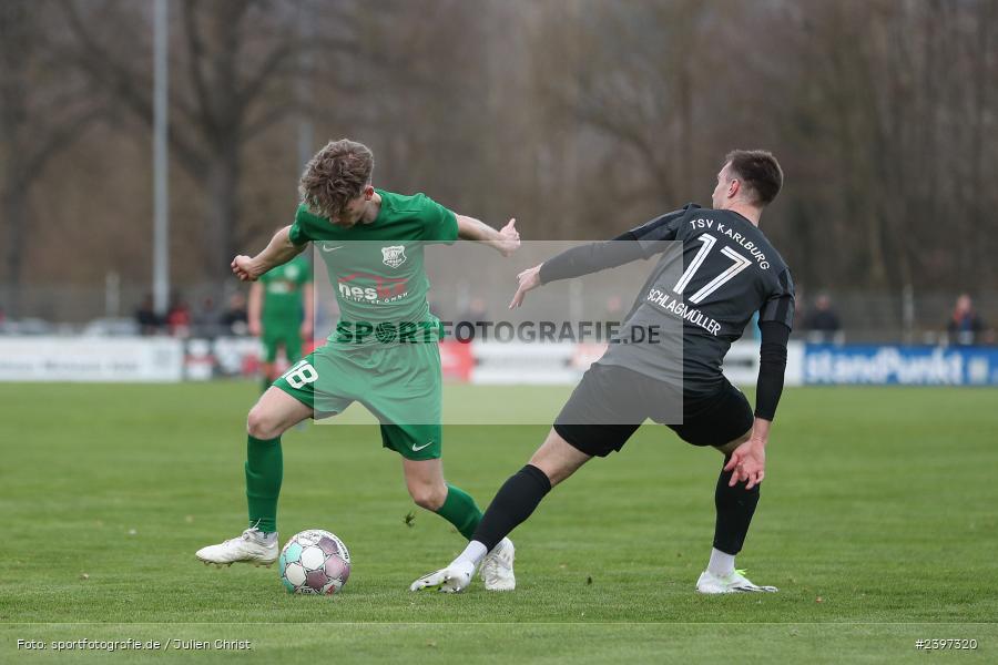Sportgelände, Karlburg, 09.03.2024, sport, action, BFV, Fussball, März 2024, Landesliga Nordwest, TSV; HAI, SV Alemannia Haibach, TSV Karlburg - Bild-ID: 2397320