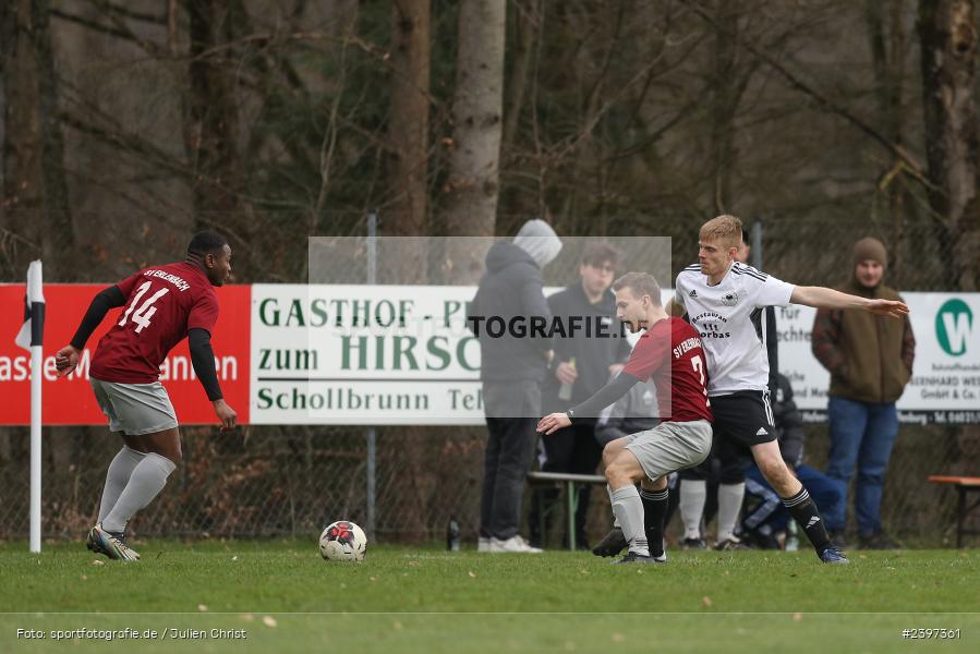 Sportgelände, Schollbrunn, 10.03.2024, sport, action, BFV, Fussball, März 2024, 16. Spieltag, Kreisklasse Würzburg, SVE, SCS, SV Erlenbach, SC Schollbrunn - Bild-ID: 2397361 Sportgelände, Schollbrunn, 10.03.2024, sport, action, BFV, Fussball, März 2024, 16. Spieltag, Kreisklasse Würzburg, SVE, SCS, SV Erlenbach, SC Schollbrunn - Bild-ID: 2397361