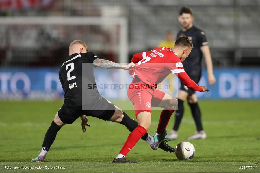 sport, action, Würzburg, TSV Buchbach, TSV, Regionalliga Bayern, März 2024, Fussball, FWK, FC Würzburger Kickers, BFV, AKON Arena, 25. Spieltag, 15.03.2024 - Bild-ID: 2397774