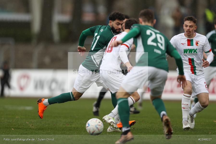 sport, action, Willy-Sachs-Stadion, Schweinfurt, Regionalliga Bayern, März 2024, Fussball, FCS, FCA, FC Augsburg II, BFV, 25. Spieltag, 16.03.2024, 1. FC Schweinfurt 1905 - Bild-ID: 2398227